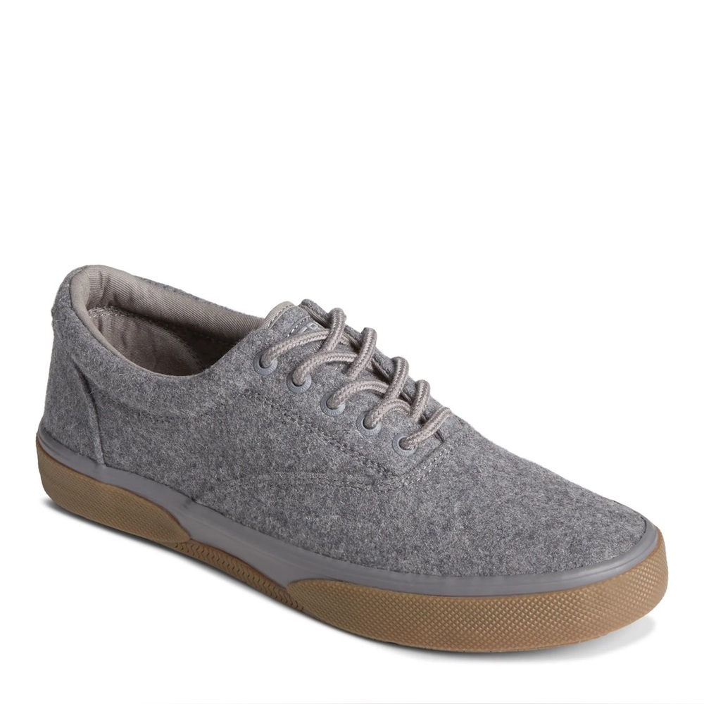 Sperry Men’s Halyard CVO Gray Wool Sneakers